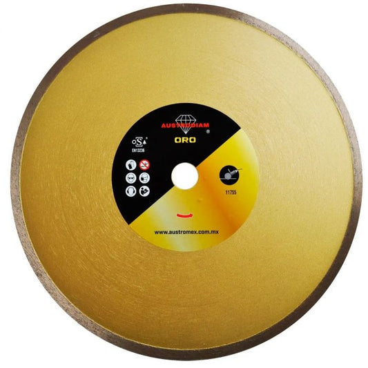 Disco de Diamante Para Corte En Húmedo Vidrio 14” 865 Austromex