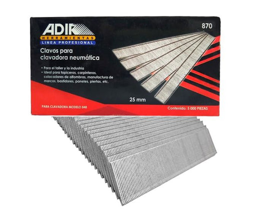 Clavo de 1 Pulg (25 mm) 5000 Pz AD-870 Adir