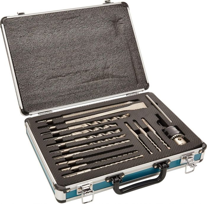 Juego de brocas y cinceles 14 Pz SDS PLUS con broquero D71205 Makita