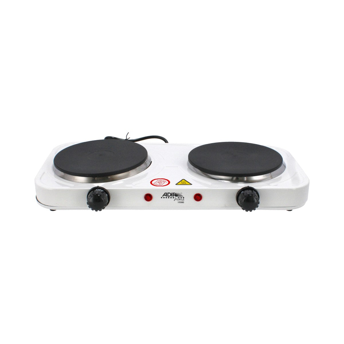 Parrilla eléctrica de 2 quemadores tipo disco 10585 Adir