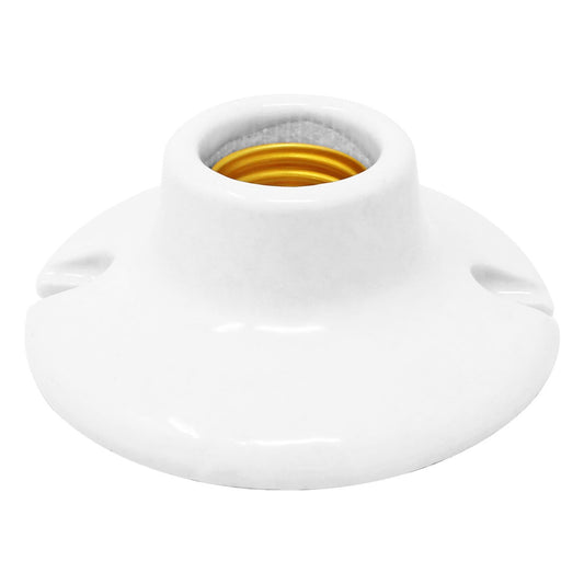 Portalámpara de porcelana base redonda 1145 Adir