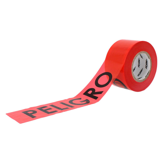 Cinta para barricada "PELIGRO" de 100 metros 11924 Adir