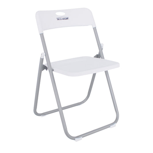 Silla plegable blanca 12133 Deco Hogar