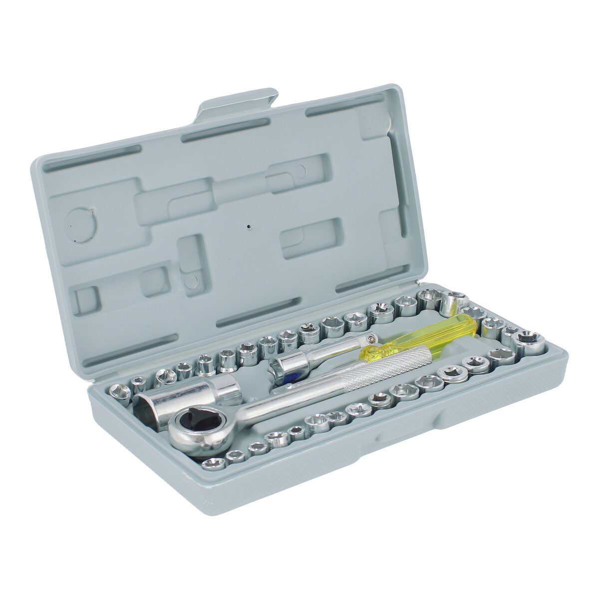 Juego de 40 piezas de dados con matraca 3/8" Autoclé 1239 Adir