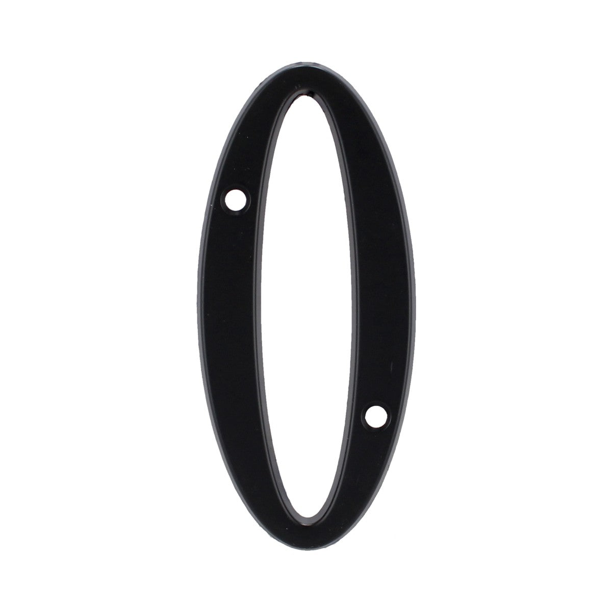 Número "0" de latón sólido 4" Negro 13656 Adir