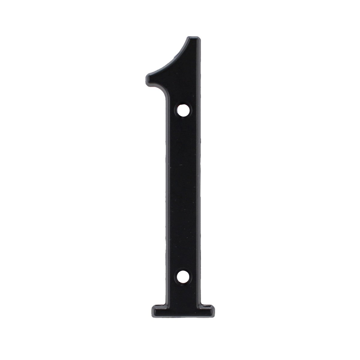 Número "1" de latón sólido 4" Negro 13657 Adir