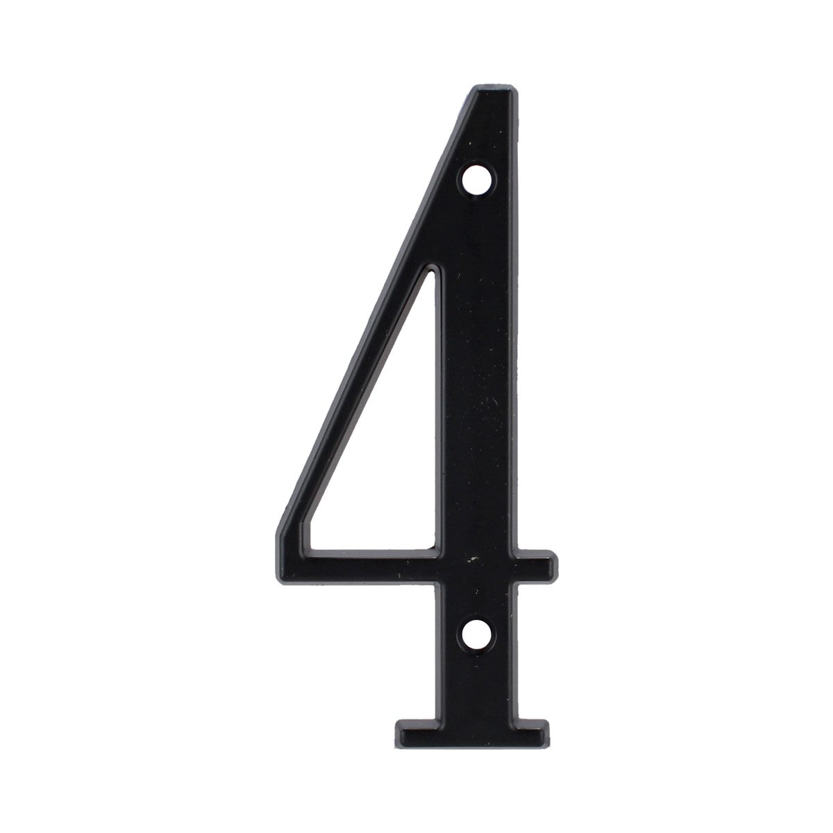 Número "4" de latón sólido 4" Negro 13660 Adir