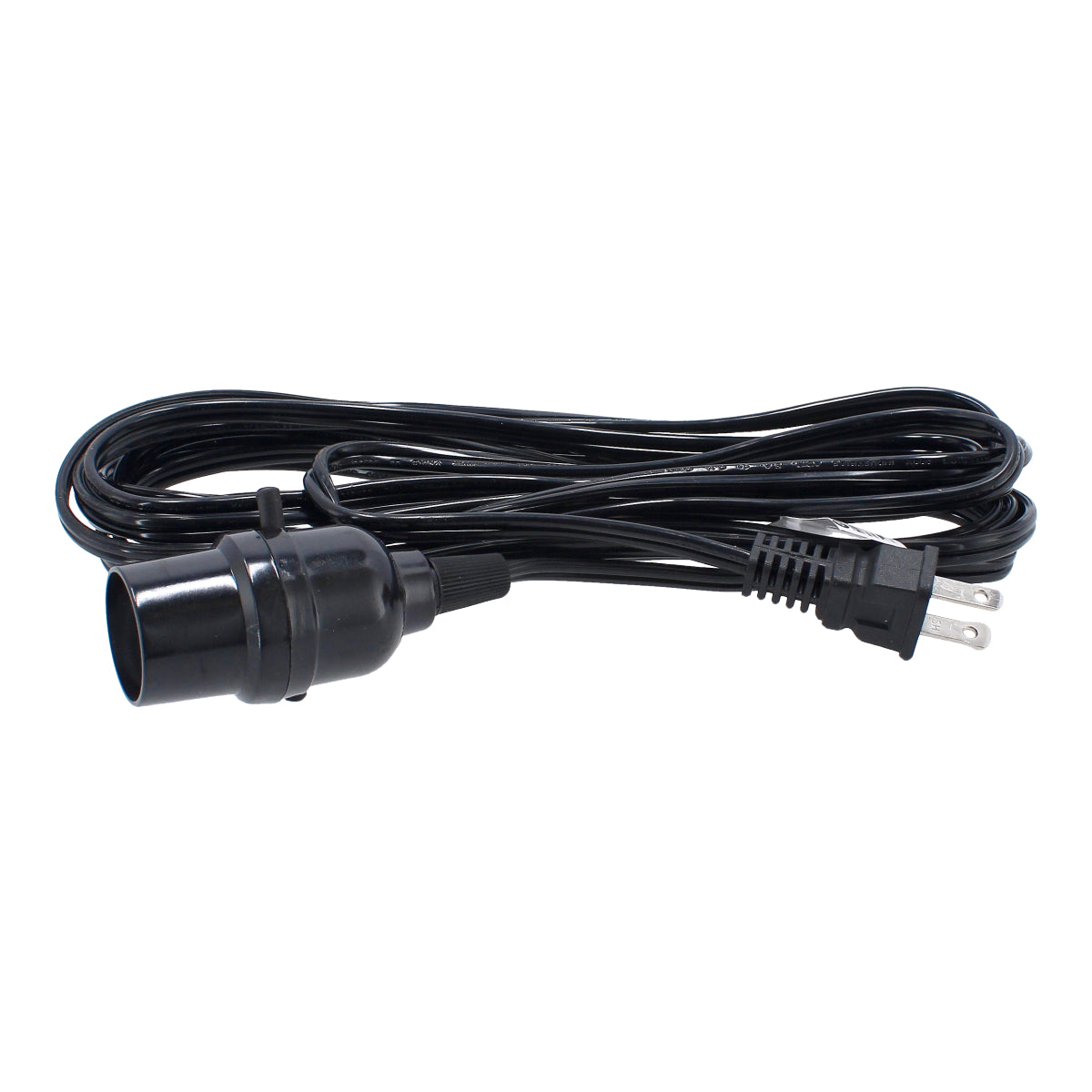 Extensión negra con socket e interruptor 5 m 13827 Adir