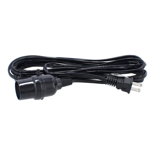 Extensión negra con socket e interruptor 5 m 13827 Adir