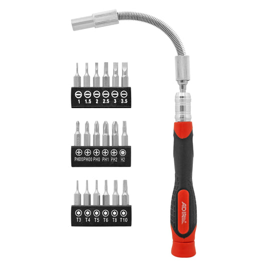 Kit de destornillador con punta flexible 15232 Adir