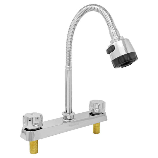 Mezcladora 8" para fregadero cuello flexible 16014 Maxflu
