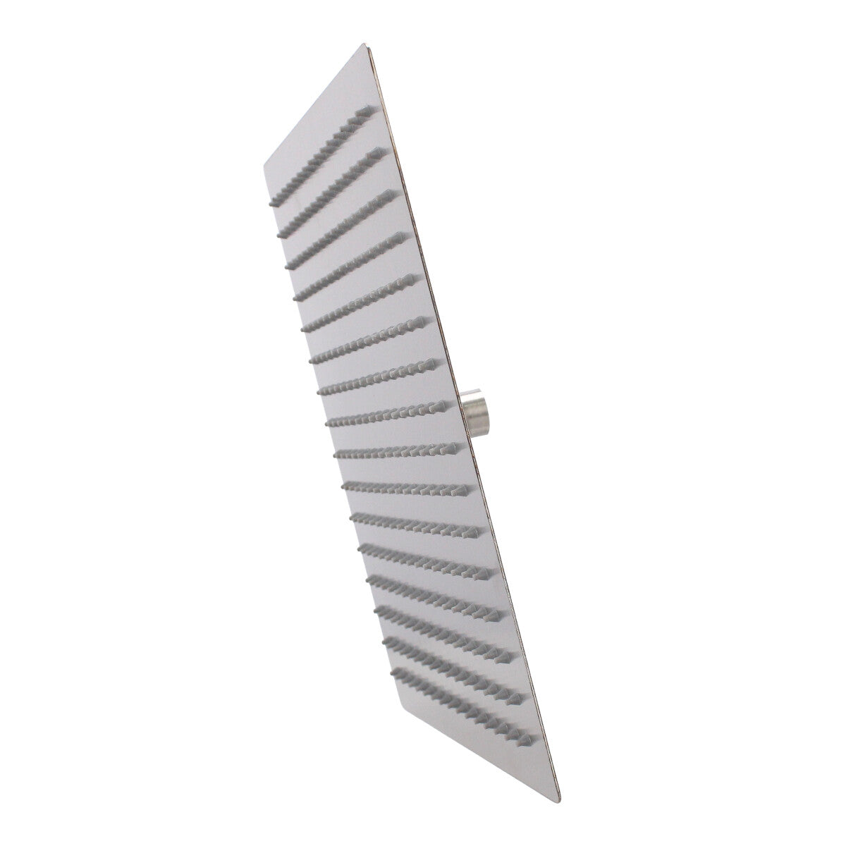 Regadera metálica cuadrada 12" satín semi mate 16106 Maxflu