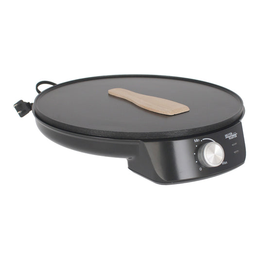 Crepera eléctrica antiadherente 1000 W 17020 Silver Master