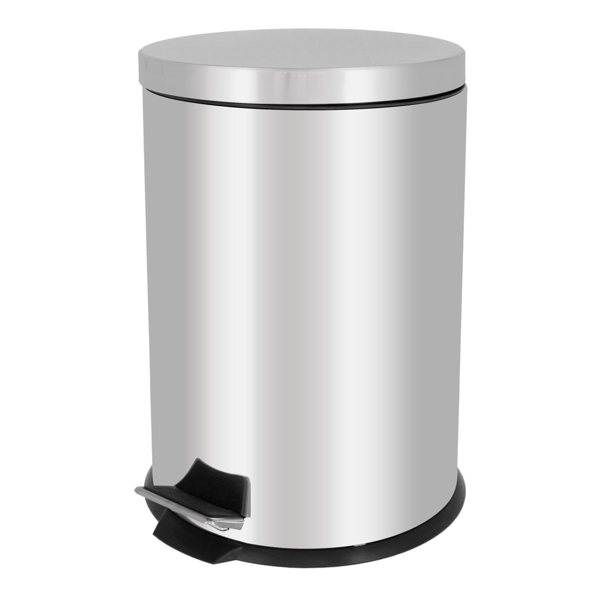 Contenedor para basura de 20 litros 17232 Silver Master