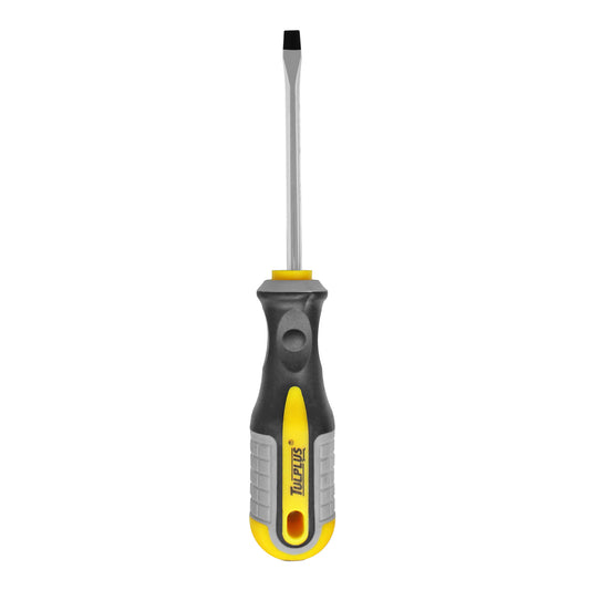 Desarmador punta plana con mango confort grip 1/4" x 4" 3704 Tulplus