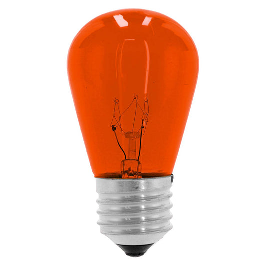 Lámpara incandescente S-14 11 W Ambar 6005 Adir