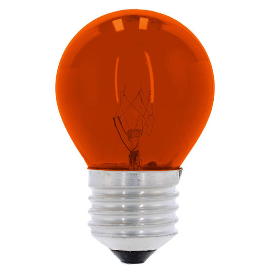Lámpara incandescente decorativa G-45 7 W Ambar 6054 Adir
