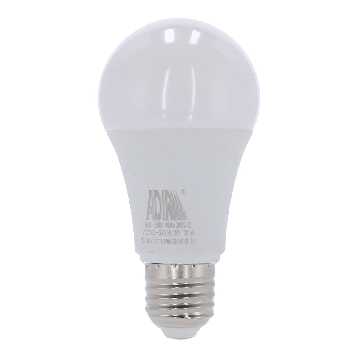 Lámpara tipo bulbo con sensor de movimiento PIR oculto 15 W 6838 Adir
