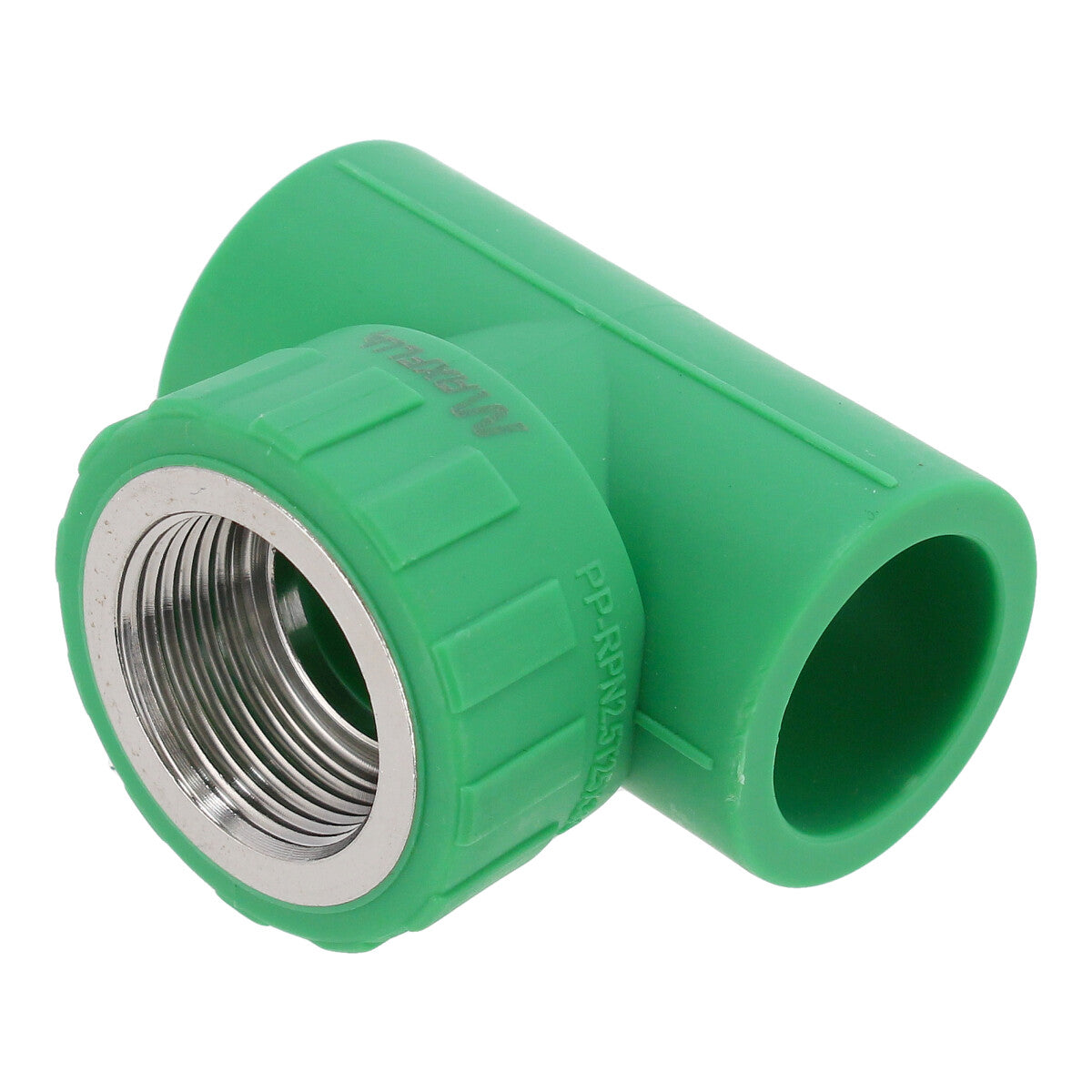 Tee rosca central Hembra ø 25 x 3/4" para tubo PP- R 7138 Maxflu