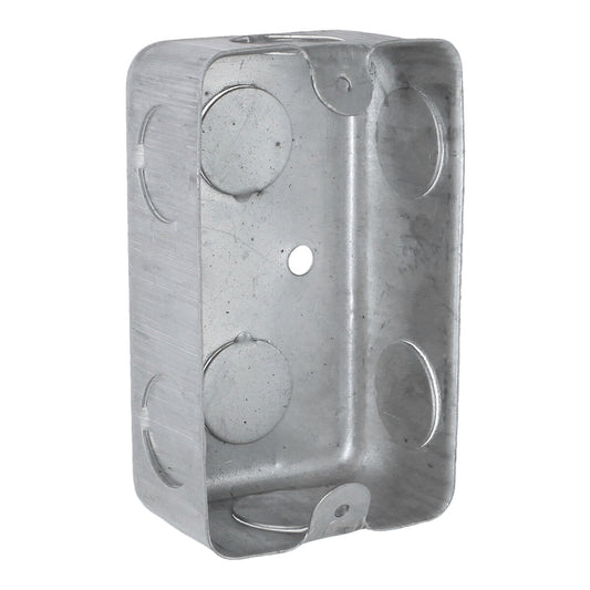 Caja tipo chalupa 2" x 4" rectangular económica 8650 Adir