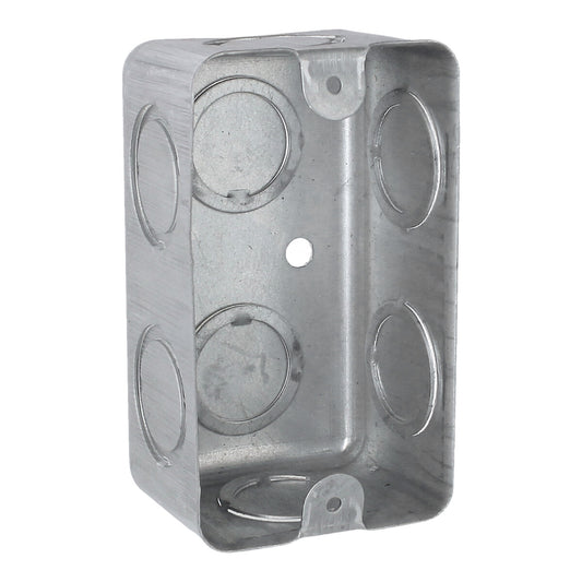 Caja tipo chalupa 2" x 4" rectangular reforzada 8652 Adir