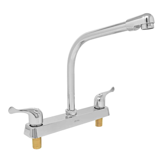 Mezcladora 8" para fregadero cuello tipo cobra 9202 Adir