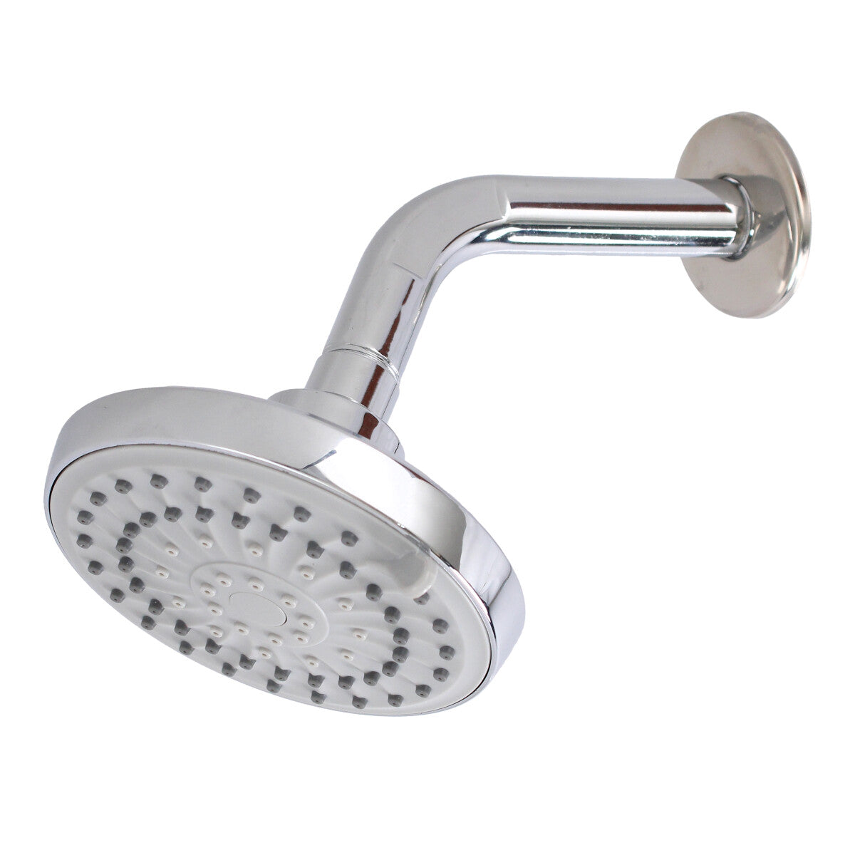 Regadera cabeza redonda 7.8" con 5 cambios de rocío 9213 Adir