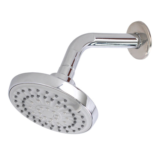 Regadera cabeza redonda 7.8" con 5 cambios de rocío 9213 Adir