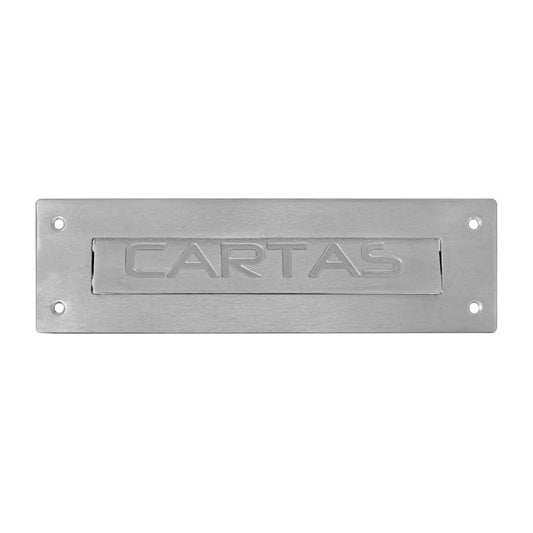 Placa buzón níquel satinado HE-783 Arte Fino