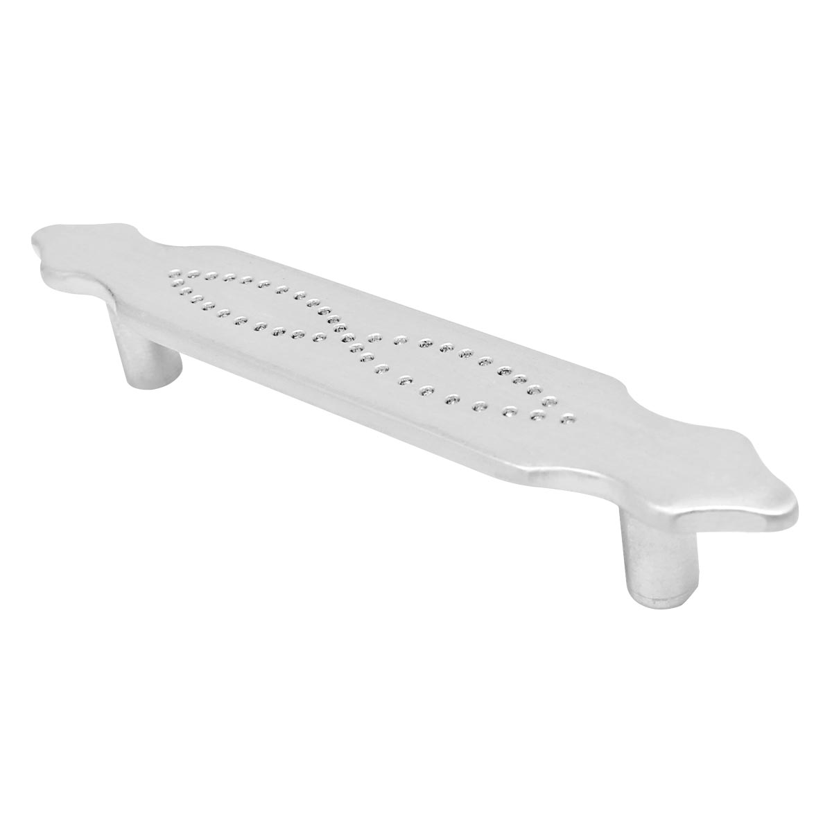 Jaladera arabesca níquel satín 76 mm HE-788-NS Arte Fino