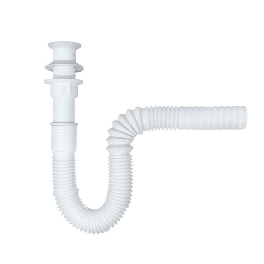 Céspol flexible para lavabo con aro cromado 001-1 Albatros