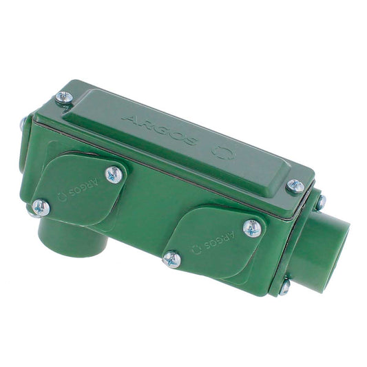 Condulet multiforma no metálico sin cuerda 3/4" - 1/2" verde CDTL013V ARGOS