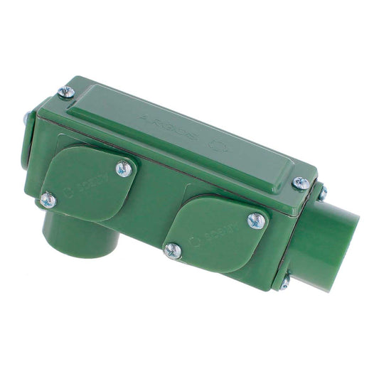 Condulet multiforma no metálico sin cuerda 1 verde CDTL025V ARGOS