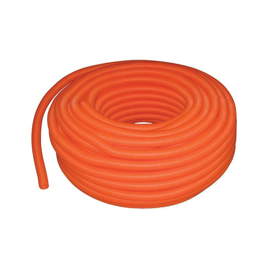 Manguera corrugada de 1/2" naranja