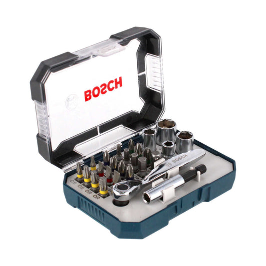 Juego de puntas y dados con 26 piezas 2 607 017 407 Bosch