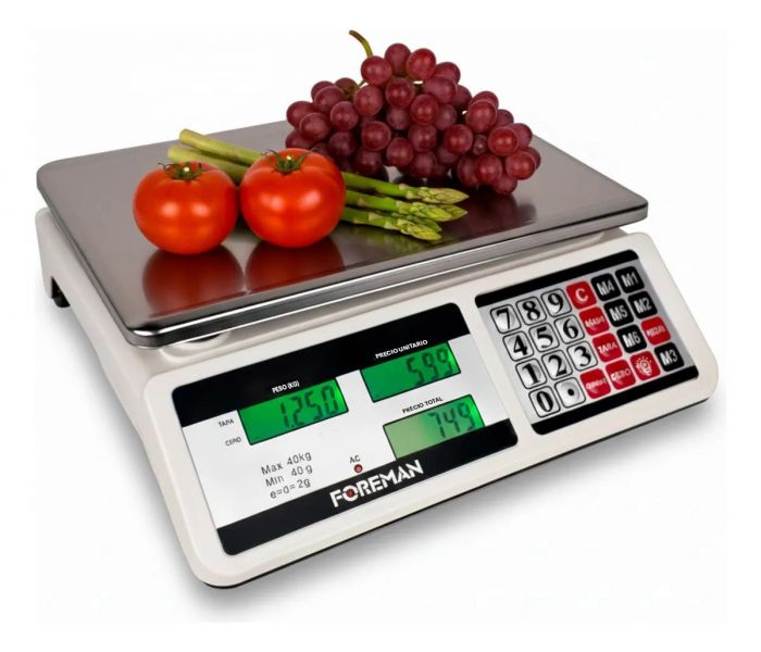 Bascula Digital 40kg FOBD40 Foreman