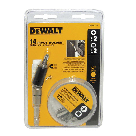 Juego de puntas para destornillador DWPVTC14 DeWalt