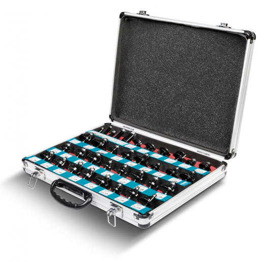 Kit de brocas para router con estuche 35 Pz 113004 High Power