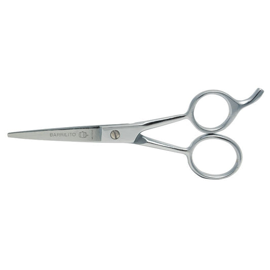 Tijera estilista en niquel cromo 5.5" Barrilito