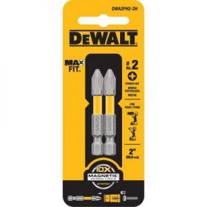 Juego de 2 puntas cruz maxfit 2X2 DWA2PH2-2H DeWalt