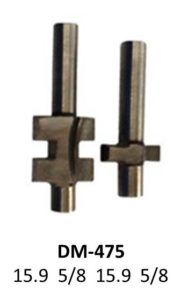 Broca para router corte machimbrar 5/8 Pulg 475 Micro