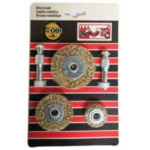 Juego de 8 Pz de cardas para taladro 290158 OBI
