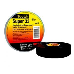 Cinta de PVC scotch 18X20m Super 33 3M