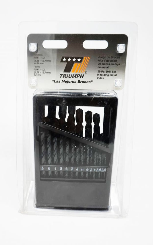Juego de brocas de alta velocidad 29 Pz Triumph