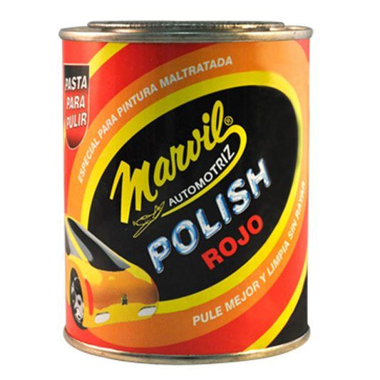 Cera pasta para pulir roja 600 g 110219 Marvil
