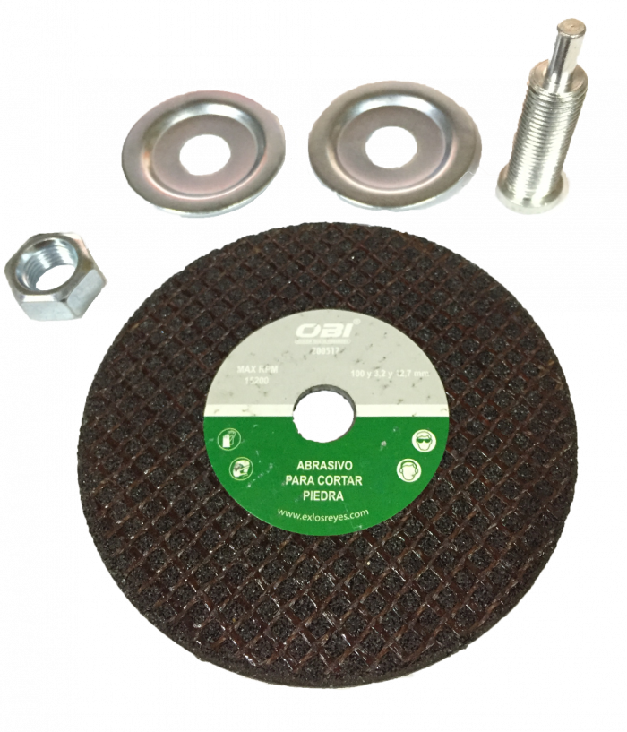 Disco Abrasivo para taladro 105mm con accesorios 190196 OBI