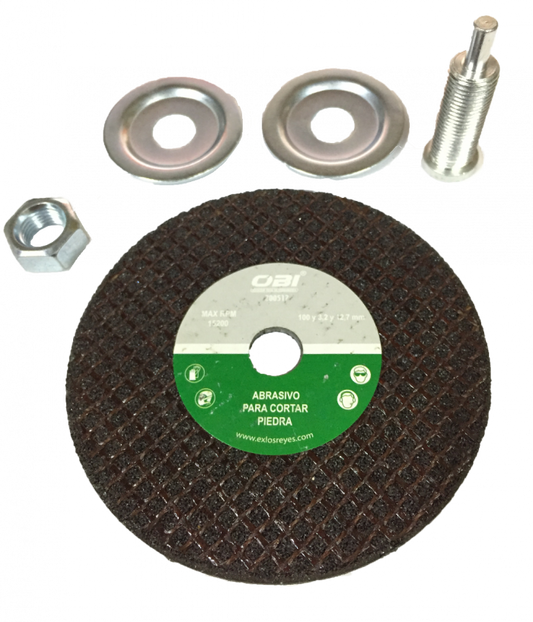 Disco Abrasivo para taladro 105mm con accesorios 190196 OBI