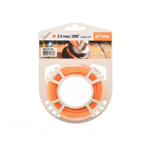 Hilo desmalezadora 2.4 mm 095 14M Naranja Stihl