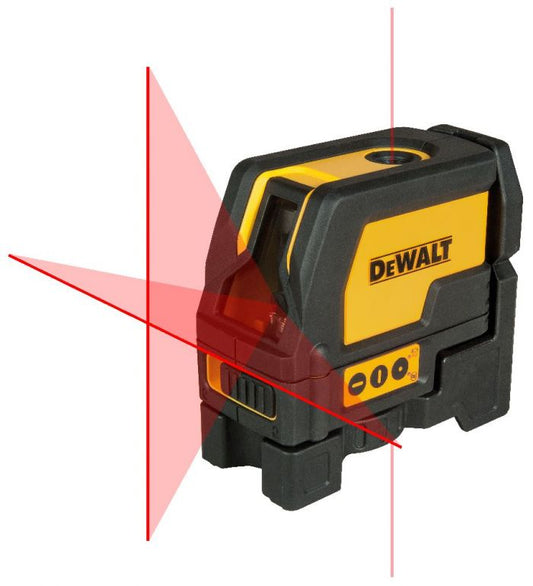 Láser auto-nivelante en cruz con 2 puntos Luz Roja DW0822 DeWalt