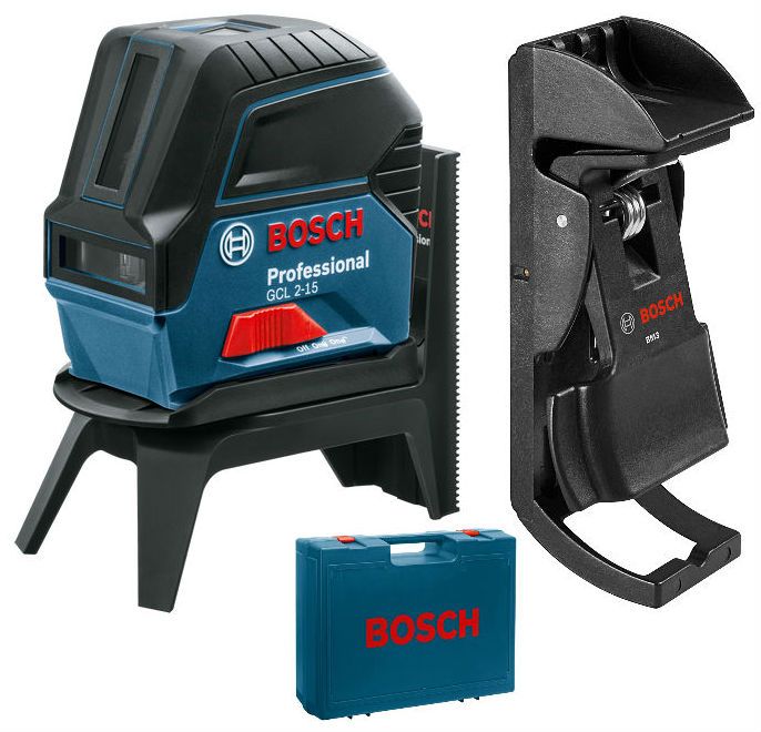 Nivel Láser De Líneas Cruzadas 15 m ± 0,3 mm/m GCL 2-15 G 1066.J Bosch